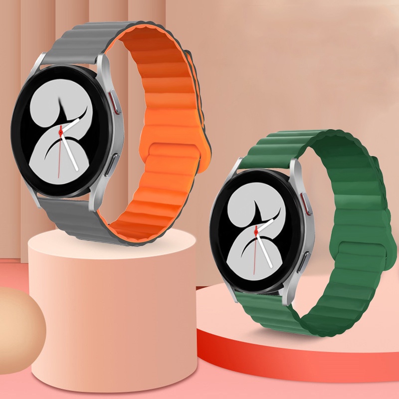 22 มม.20 มม.ยางเปลี่ยนสายคล้องคอ Quick Release Magnetic Band สําหรับ Garmin Active Vivomove 3 HR Lux