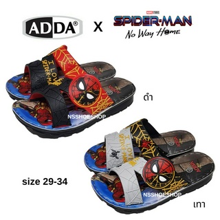 Adda 74210 สไปเดอร์แมน Spider-Man รองเท้าแตะเด็กแบบสวม พื้นพียู