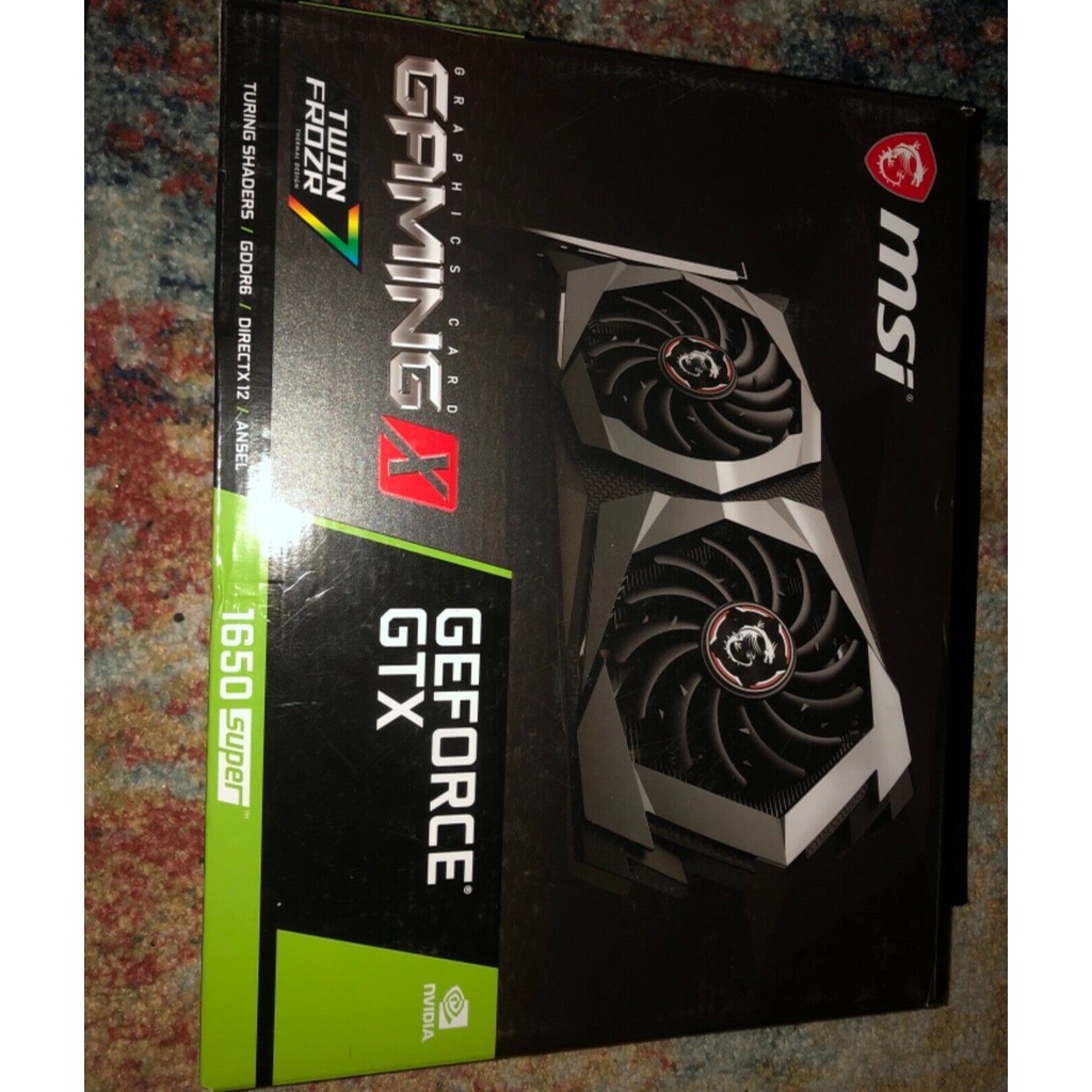 MSI GeForce GTX 1650 SUPER GAMING X 4GB GDDR6 Graphics Card