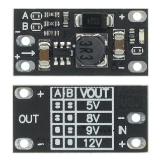 ใหม่ล่าสุด โมดูลบูสเตอร์อิเล็กทรอนิกส์ ขนาดเล็ก 5V 8V 9V 12V 1.5A ไฟแสดงสถานะ LED