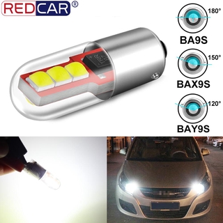 หลอดไฟถอยหลัง Led BA9S BAY9S BAX9S H21W T4W H6W 6SMD 3535 T2W T3W H5W 12V สําหรับจอดรถยนต์