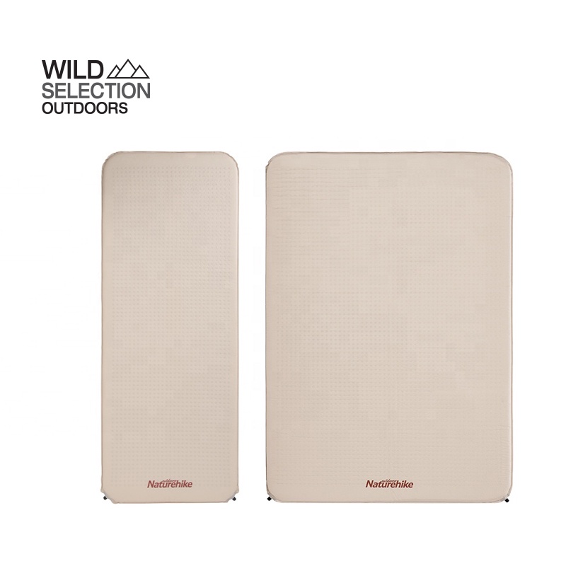 แผ่นที่รองนอน Naturehike  พองลม  หนา 3 cm อุปกรณ์แคมป์ปิ้ง Square Self Inflatable Sleeping Pad NH20D