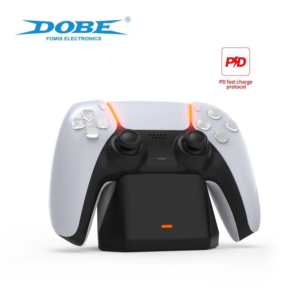 2021 New】Dobe Playstation 5 Controller Charger , Single Controller Docking  Station Display Holder with Fast Charging Cable for PS5 Controller TP5-0586  ฿320