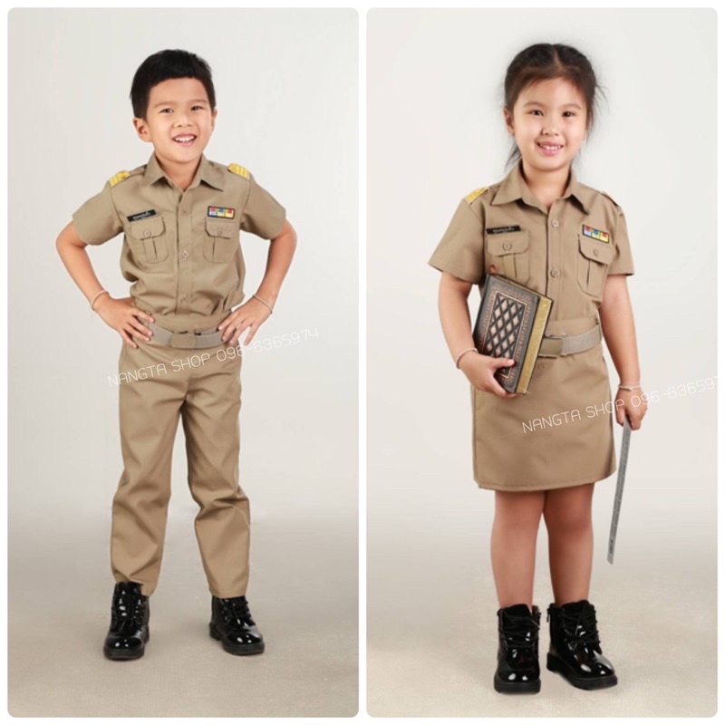 คุณครูรุ่นจิ๋ว แถมป้ายชื่อเข็มกลัด 1-10 ขวบ