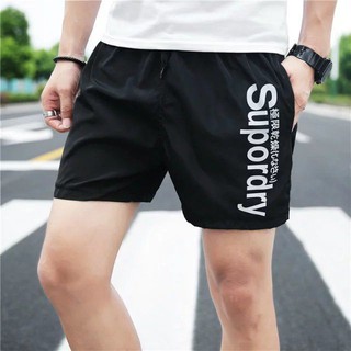 🔥กีฬา / การพักผ่อน / ทำงาน💛เท่สุดๆ Summer Stripe Shorts  กางเกงขาสั้นผู้ชาย กางเกงผ้าร่มเนื้อดี กางเกงผ้าร่มมีแถบ รุ่น