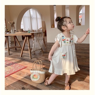✨👗 พร้อมส่ง เดรสเด็ก เดรสงานปัก 🌸✨