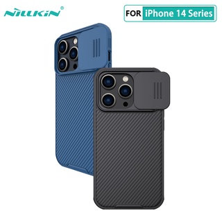 เคส iPhone 14 Pro Max Nillkin CamShield Pro กล้องฝาครอบป้องกันเคสสำหรับ iPhone14 Plus ด้วยแม่เหล็ก