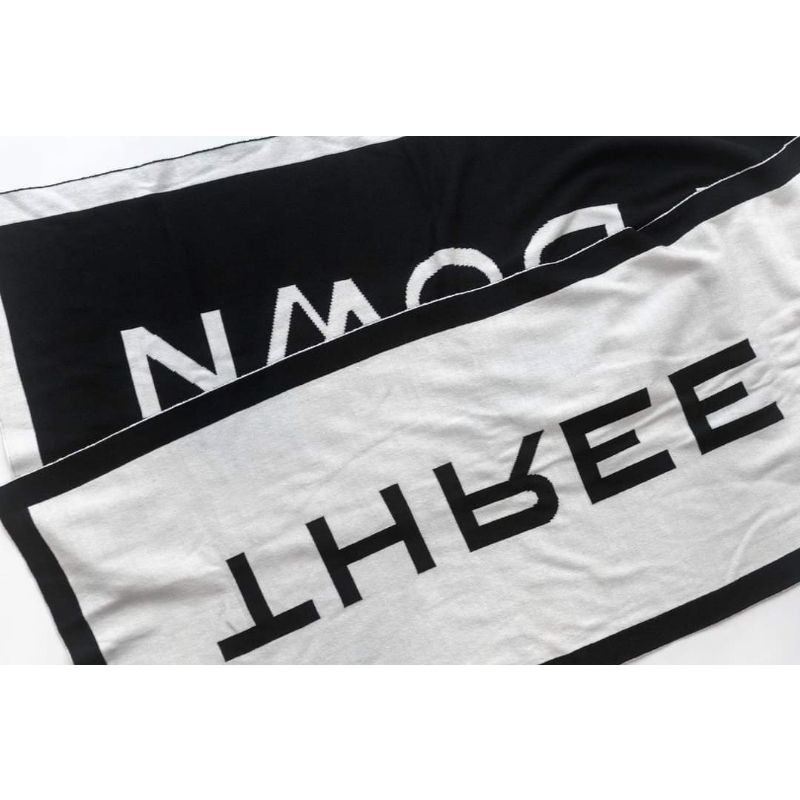 พร้อมส่ง มือ1 แท้100% ผ้าพันคอ ปี2564 THREE MAN DOWN " New Box Logo Scarf " THREEMANDOWN