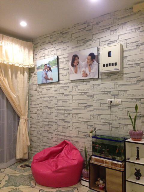 วอลเปเปอร์มีกาวในตัว ติดได้ตัวเอง ( อิฐลาย2 ) - รูปที่ 6