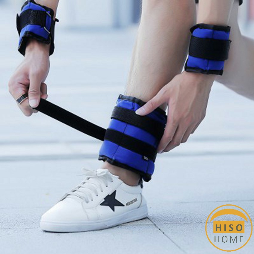 1kg & 2kg สำหรับข้อมือ ถุงทรายถ่วงน้ำหนัก ข้อเท้า 1 คู่ ถุงทรายถ่วงขา Ankle Weight Sandbag ราคา ถูกที่สุด ดีลบีเคเค แกลเลอรีภาพที่ 3