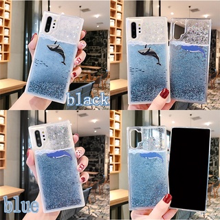 Huawei Y5P Y6P Y8P Y6S Y9S YMAX Nova 4 3 3i 7i 5T 2i Nova7 SE เคสโทรศัพท์มือถือ Mate10 Y9 prime 2019 Y7 Pro 2018 Cartoon dolphin quicksand soft case เคสป้องกัน