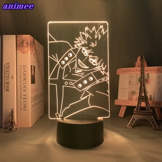 โคมไฟกลางคืน Led 3d ลายอนิเมะ My Hero Academia มังงะ My Hero Academia Katsuki Bakugo สําหรับตกแต่งห้อง ของขวัญวันเกิด