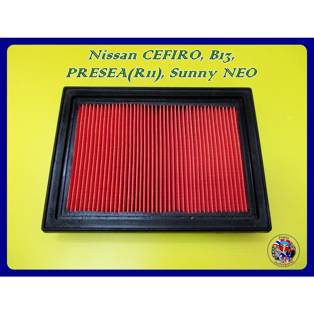 ไส้กรองอากาศ  - Nissan CEFIRO, B13, PRESEA(R11), Sunny NEO Element Air Filter