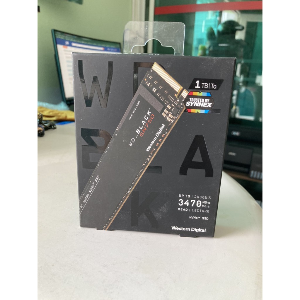 1 TB SSD (เอสเอสดี) WD BLACK SN750 PCIe/NVMe M.2 2280