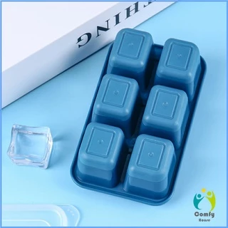 Comfy แม่พิมพ์น้ำแข็งก้อน ฝาปิด พร้อมฝา 6 ช่อง Ice tray mould
