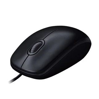 MOUSE (เม้าส์) LOGITECH OPTICAL USB M100R (BLACK) - ประกัน 3 ปี