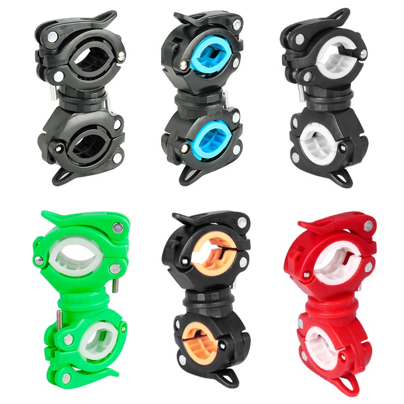 จักรยานDeemount Bicycle Light Bracket Bike Lamp Holder LED Torch