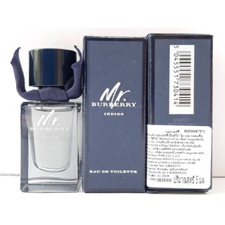 น้ำหอม Mr. Burberry Indigo EDT 5ml  • ขายเพียง 390฿!!!! ค่าส่ง65฿น้ำหอม Mr. Burberry Indigo EDT 5ml  • ขายเพียง 390฿!!!!