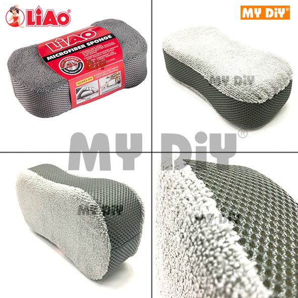 MY DIY - LIAO ฟองน้ําทําความสะอาดห้องครัวและห้องน้ําไมโครไฟเบอร์