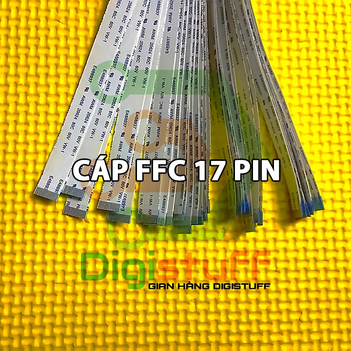 สาย FFC 17 พินแทนที่สายเดิมมีรหัส AWM 200706, AWM 20798, AWM 20861, AWM 2896, AWM 20696,...