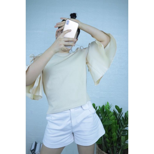 เสื้อยืดแขนพริ้วรหัสK32