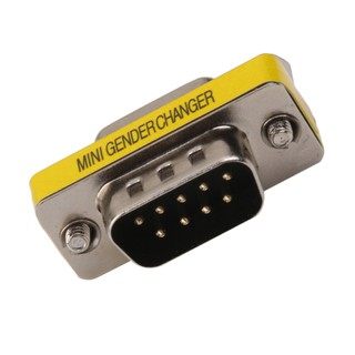 RS-232 DB9 Male to Male Serial Cable Gender Changer Coupler Adapter (Intl)