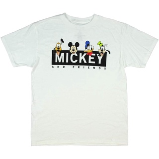 ดิสนีย์เสื้อยืดลำลอง Disney Mickey Mouse And Friends Pluto Donald Goofy Boys Youth T-Shirt Disney T-shirt