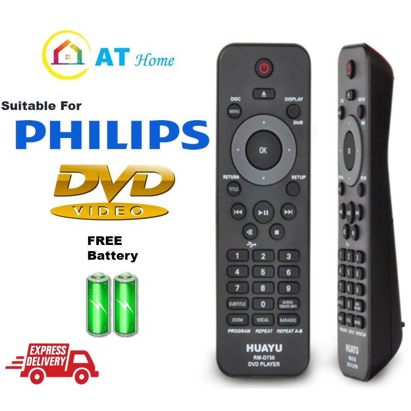 DVD REMOTE CONTROL REPLACEMENT (RM-D750)