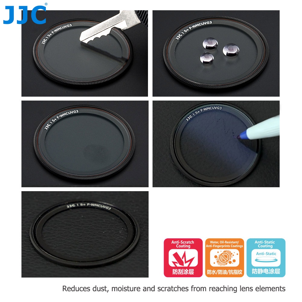 JJC UV Filter S+ L39 ตัวป้องกันเลนส์ Ricoh GR IIIx GR III GR II GR3x GR3 GR2 Richo GRIII GRIIIx GRII อุปกรณ์เสริมกล้อง