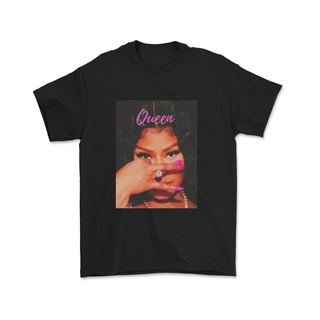 เสื้อยืดลําลอง แขนสั้น พิมพ์ลาย Nicki Minaj Queen คุณภาพสูง สไตล์เกาหลี สําหรับผู้ชาย และผู้หญิงS-5XL