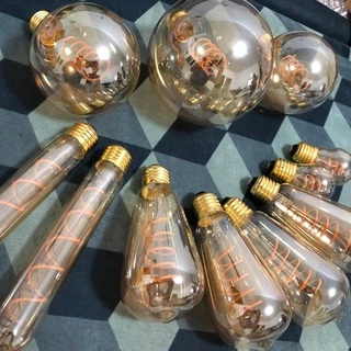 หลอดไฟ LED E27 3W 4W หรี่แสงได้ 220V สีขาวอบอุ่น สไตล์วินเทจ A19 หรี่แสงได้ สีขาวอบอุ่น สไตล์เรโทร