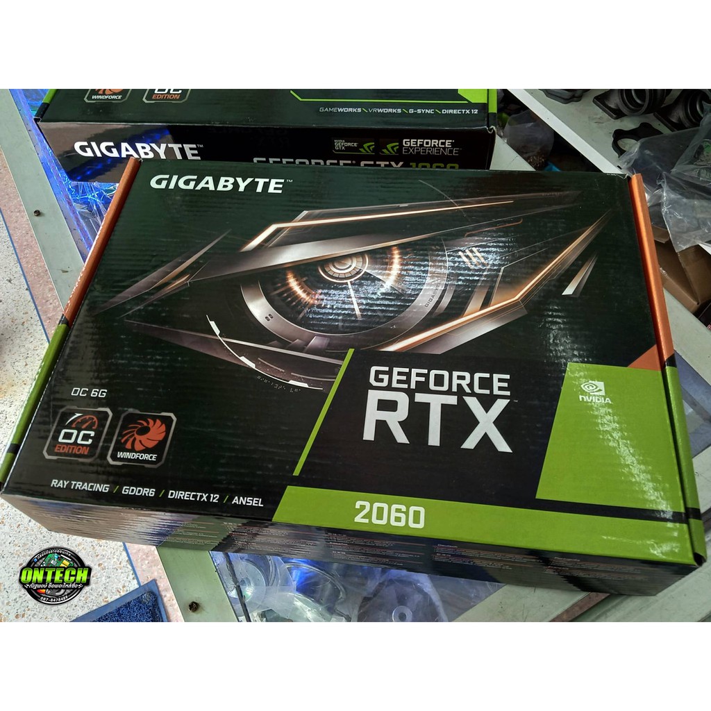 GIGABYTE GeForce RTX2060 OC 6G ประกัน Advice (มือสองพร้อมส่ง)