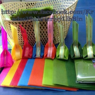 (ไปทำได้180อัน)อุปกรณ์ห่อกระดาษสาห่อเหรียญใส่ไส้คละสีมี180แผ่นริบบิ้น180เส้นมีคลิปให้