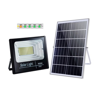 โปรโมชั่น : 【กำลังไฟที่แท้จริง】JD Solar lights400Wไฟโซล่า ไฟสปอตไลท์ กันน้ำ ไฟ Solar Cell ใช้พลังงานแสงอาทิตย์ โซลาเซลล์ ไฟโซล่าเซลล
