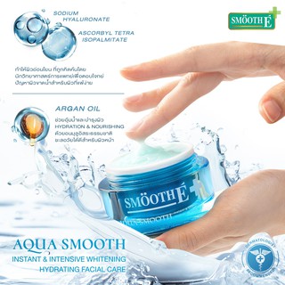 **หมดอายุ12/2023 Smooth E Aqua Smooth 40g