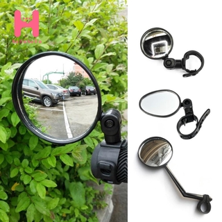 Universal Cycling Bicycle Rear View Mirror / Mountain Bike Flexible 360 Degree Rotation Handlebar End Mirror / Bike Side Rearview Lens Safety Scooter Accessories