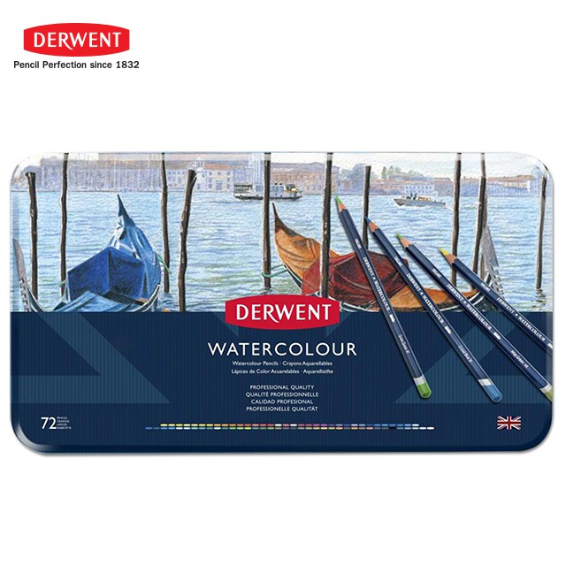 DERWENT สีไม้ระบายน้ำ 72 สี (Watercolour 72 colours.)