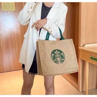 🖤กระเป๋าถือ❤ กระเป๋า Stabucks สินค้าพร้อมส่ง!!