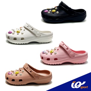 IQ Shoes รองเท้าคร็อก รองเท้าหัวโตแบบสวม มี4สี รุ่นY5001