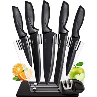 Home Hero : HHRAMZ002* มีดทำครัว Home Hero Chef Knife Set Knives Kitchen Set, 7 Piece