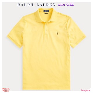 RALPH LAUREN CUSTOM SLIM FIT INTERLOCK POLO (MEN SIZE)