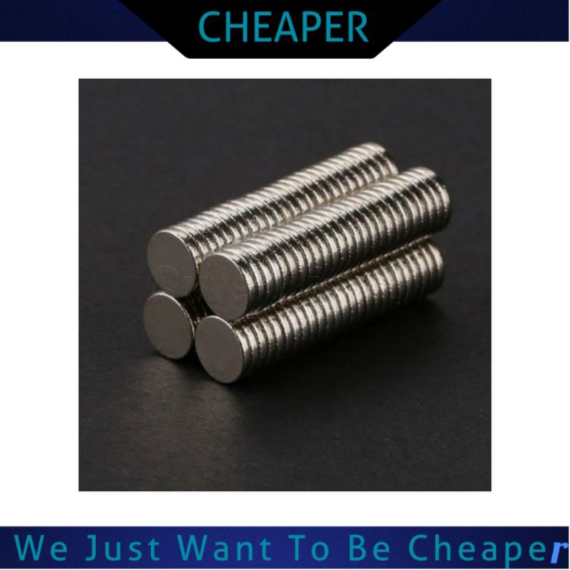 100 ชิ้น Mini Magnet Disc Earth Neodymium Super Strong Magnets N35 Craft 5 มม. x 1 มม.