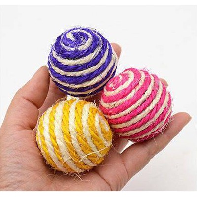 [ABC cat] ลูกบอลเชือก ของเล่นแมว (4.5cm) บอลเชือก