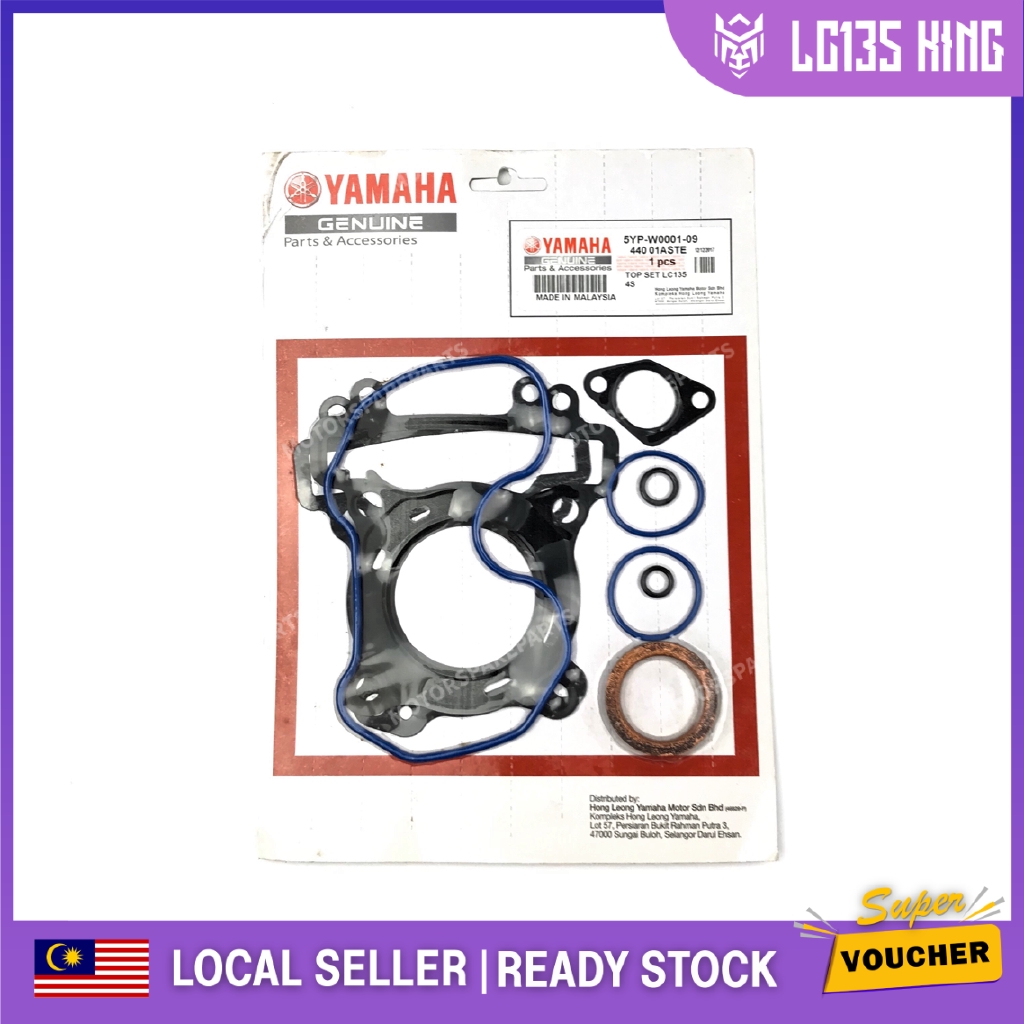 YAMAHA LC135 135LC LC4S 4SPEED V1 V2 V3 V4 V5 V6 TOP SET TOPSET TOP SET GASKET TOP OVERHAUL YAMAHA H