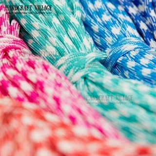 เชือกพาราคอร์ด 4มิล (สีที่51-100) ยาว5เมตร | PARACORD เชือกไนล่อน สำหรับถักสร้อยข้อมือ ปลอกคอสัตว์เลี้ยง งานDIY