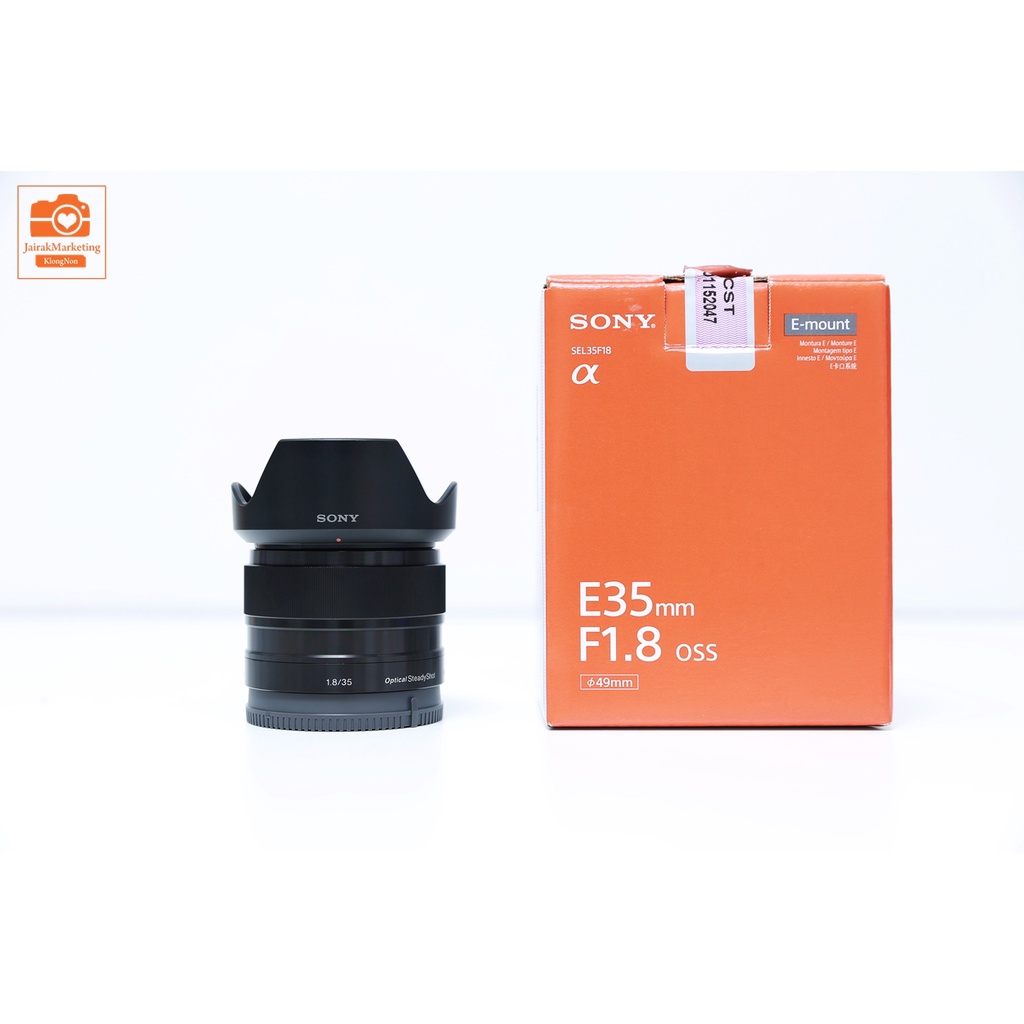 เลนส์ Sony Lens E 35 mm. F1.8 OSS มือสอง เหลือประกัน เลนส์ฟิกหน้าชัดหลังเบลอคมสุดๆ