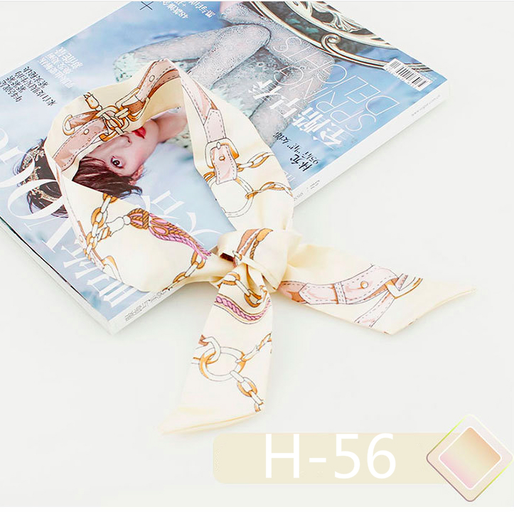 ผ้าพันกระเป๋า เนื้อซาตินสีสวยสด แฟชั่น TLY003
