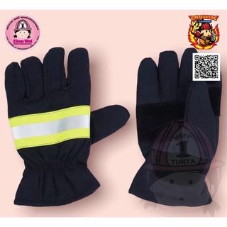 💖คร่ำหวอดเซฟตี้ ถุงมือดับเพลิงนอกอาคาร ถุงมือดับเพลิง Fire gloves อุปกรณ์ดับเพลิง