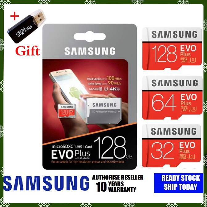 การ์ดหน่วยความจำเคสโทรศัพท์มือถือสําหรับ Samsung Evo Plus 256 Gb 128 Gb 64 Gb 32 Gb 10 Micro Sd