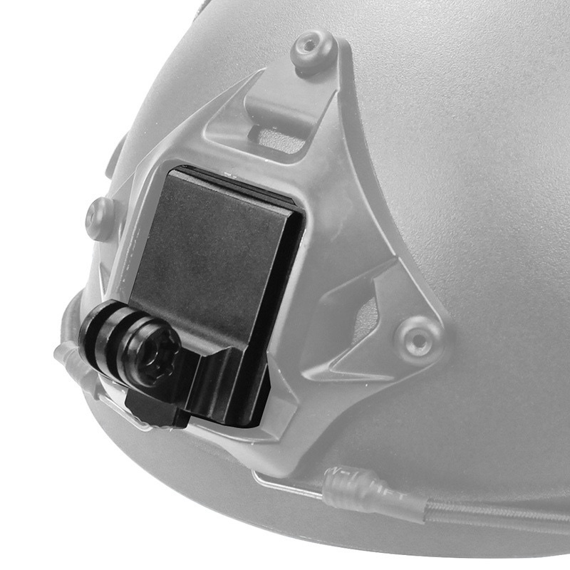 วัสดุอลูมิเนียม ฐานติดหมวก Fast/หมวกทหาร/Tactical Helmet สำหรับ กล้องโก ...